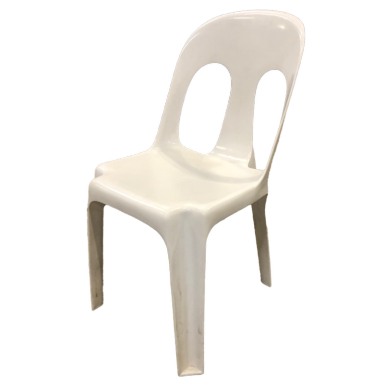 Chaise résine blanche